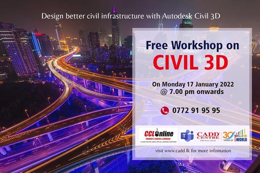 Free Workshop on CIVIL 3D