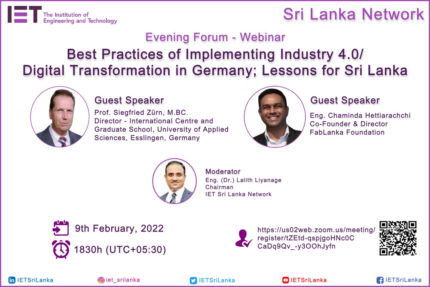 Best Practices of Implementing Industry 4.0/Digital Transformation in Germany;Lessons for Sri Lanka